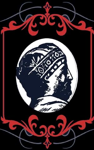 Médaillon de Charlemagne, repris de l'étiquette de la bière